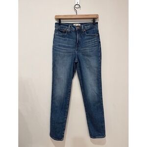 Madewell The Perfect Vintage Jean Women Size 26 High Rise Medium/Dark Wash Denim